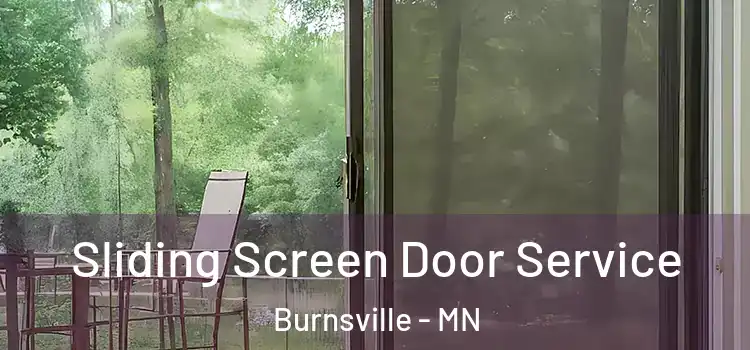 Sliding Screen Door Service Burnsville - MN